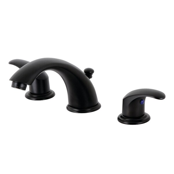 Kingston Brass Widespread Bathroom Faucet with Retail PopUp, Matte Black KB6960LL - main